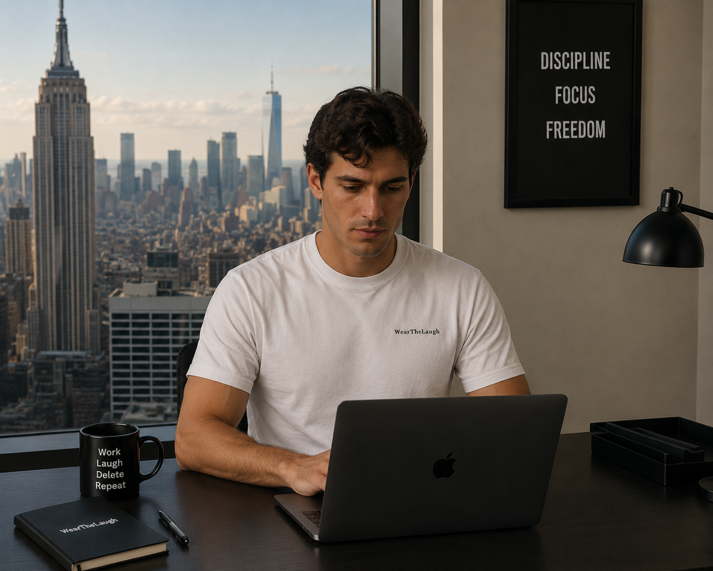 T-Shirt — "Automatic Reply: Thank you for your email. I don't care." Minimal Graphic Tee