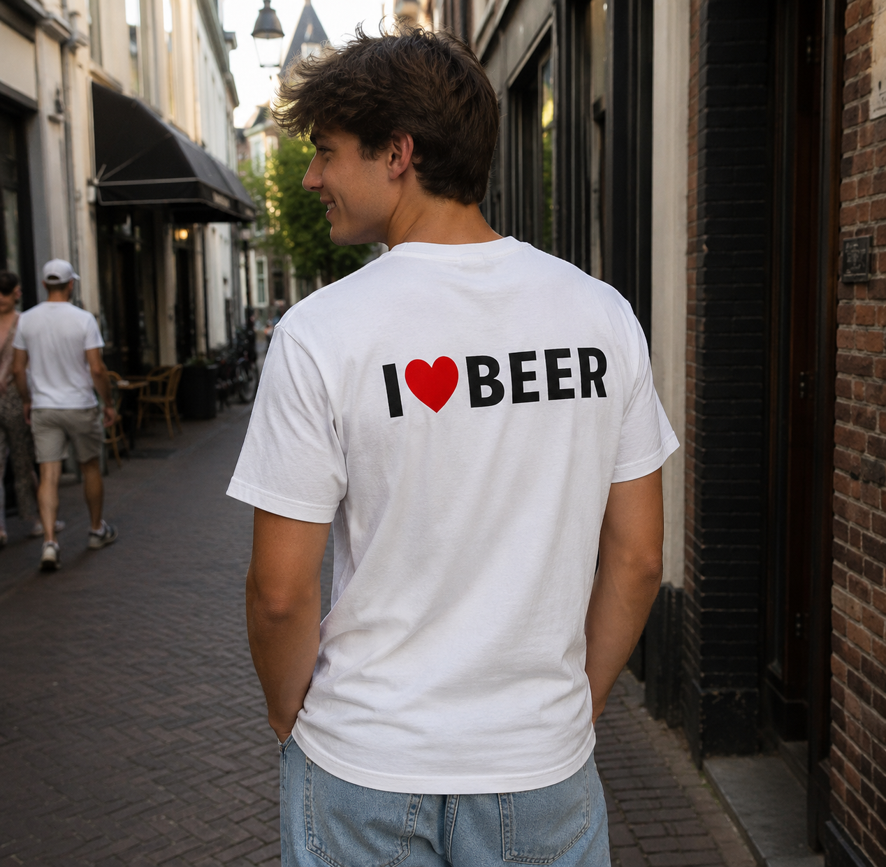 I ♥ Beer Tee — Casual Graphic Beer Lover T-Shirt